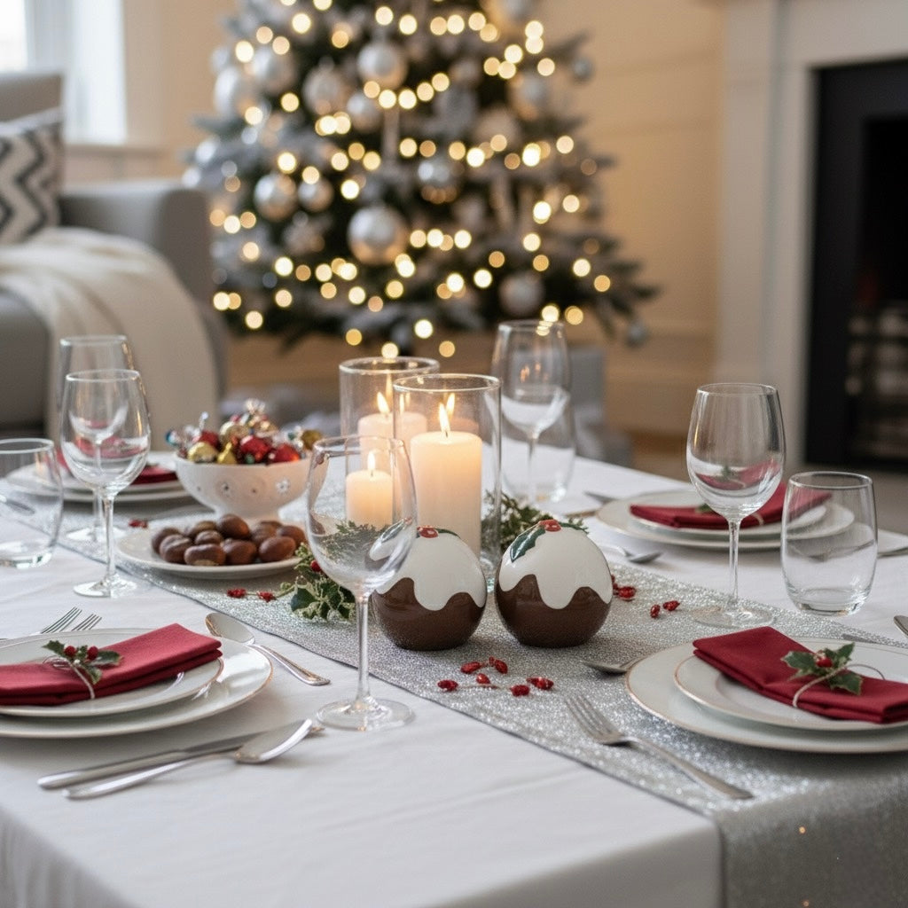 Salière & Poivrière "Pudding de Noël" – Duo Gourmand & Esprit Festif