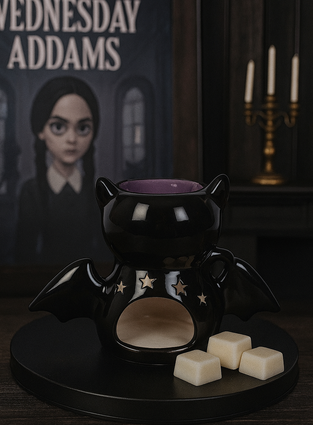 Brûleur à fondant “Chat sauve-souris”