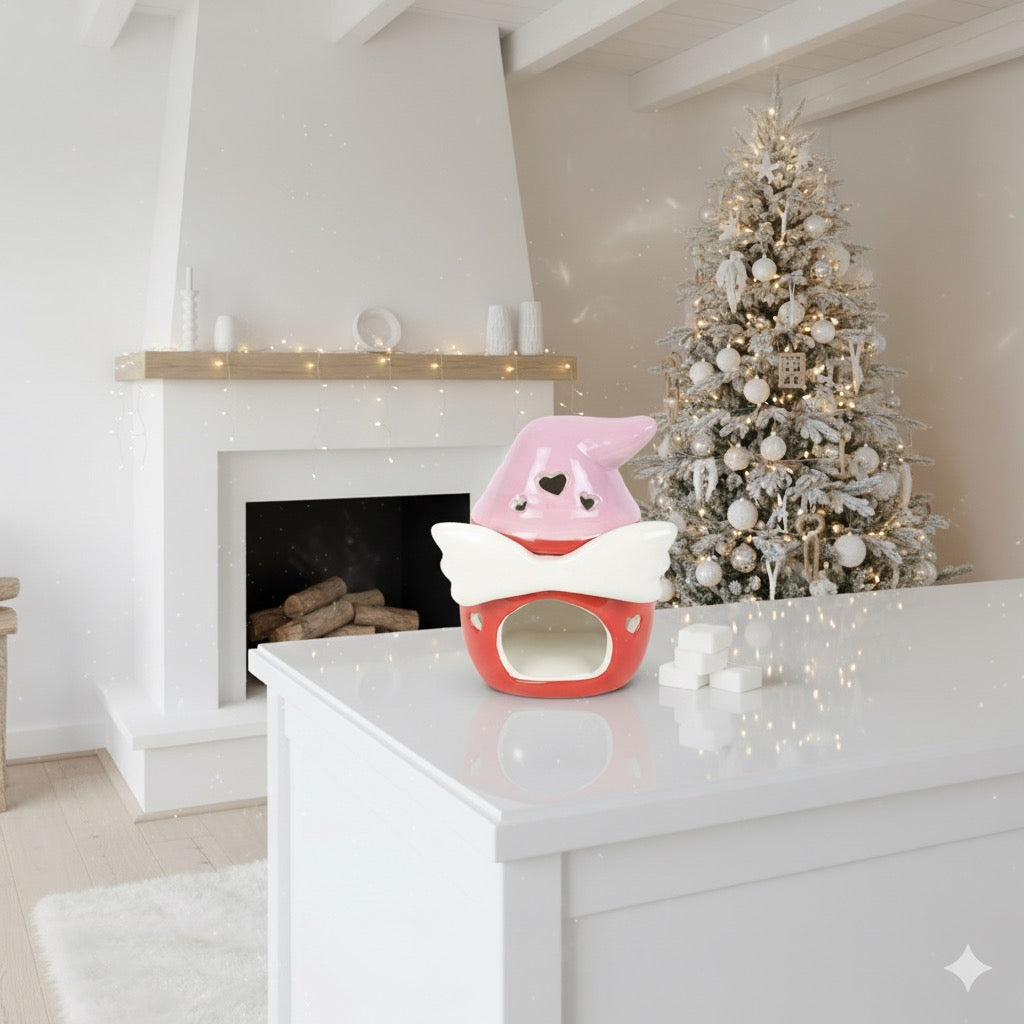 Brûleur à fondants “Gnome d’Hiver” – Magie nordique & douce chaleur du foyer