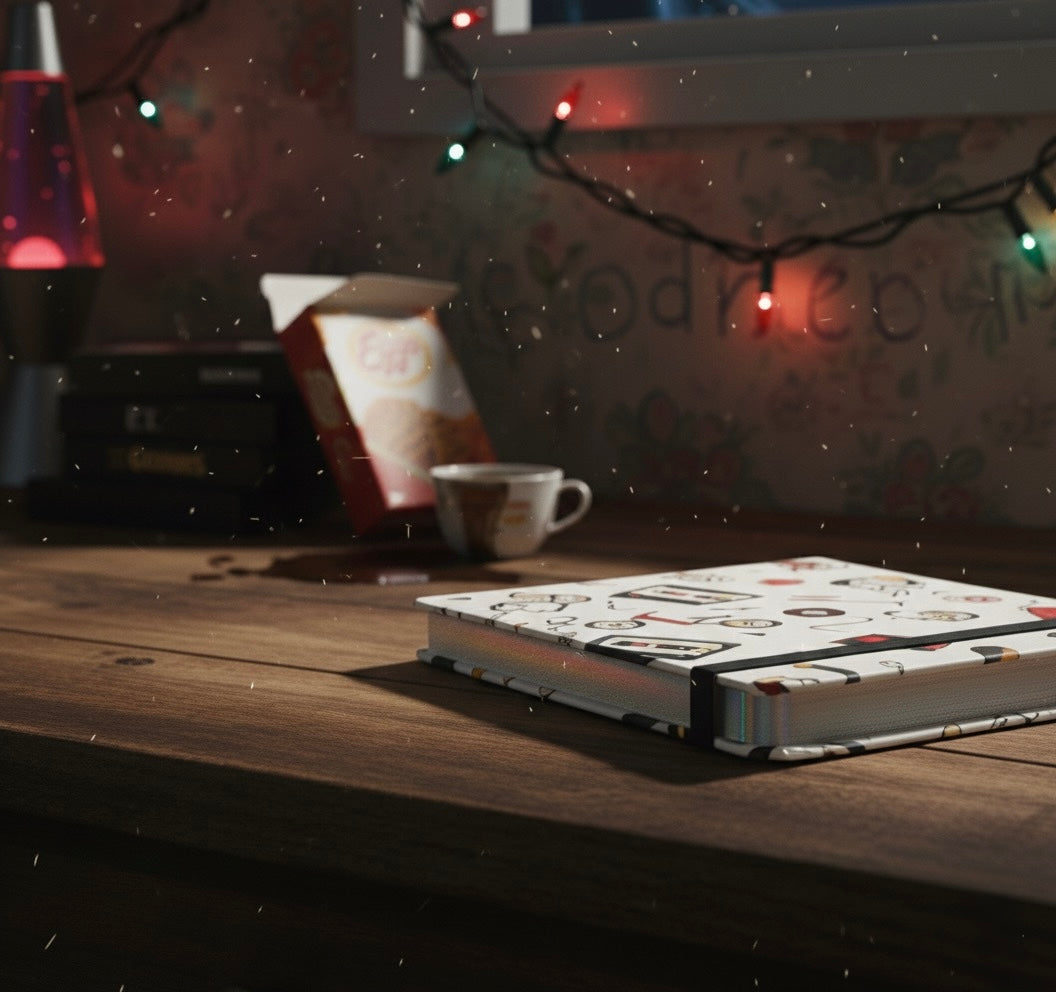 Carnet A5 “Hawkins Retro Notes” – Enquêtes secrètes & vibes authentiques des années 80 - PRÉCOMMANDE