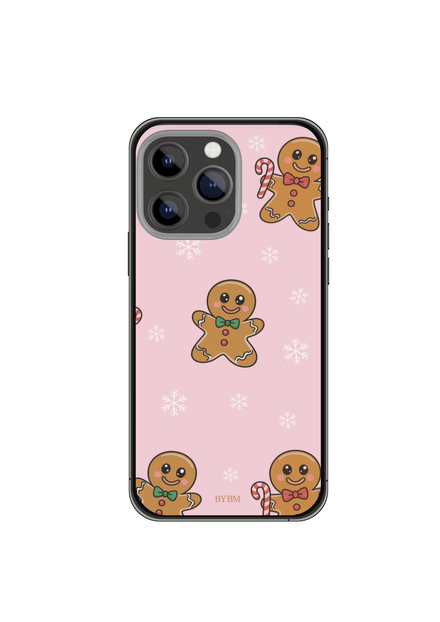 Coque de Téléphone Gingerbread Mood – Sublimé à la main - Édition Noël