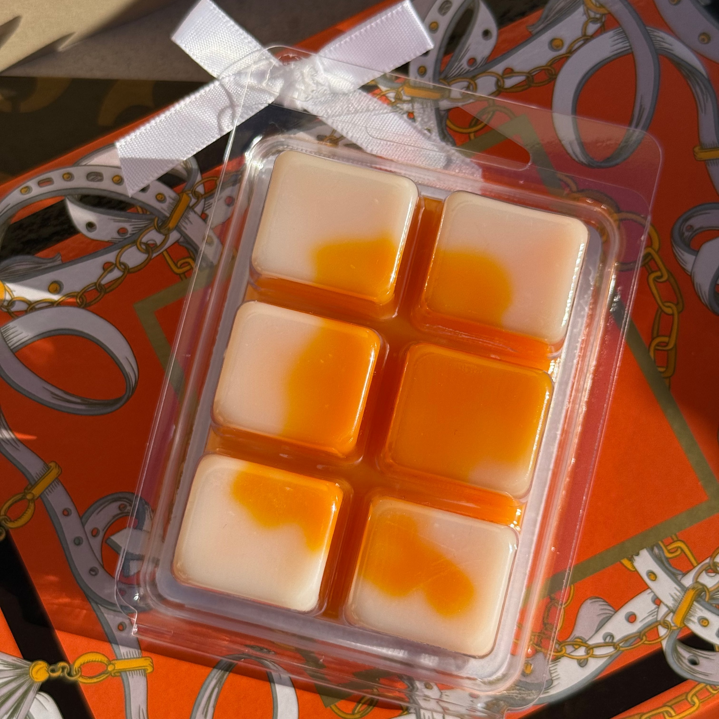 Fondants Parfumés en Carrés à Couper – Pêche Fruité – (80g)