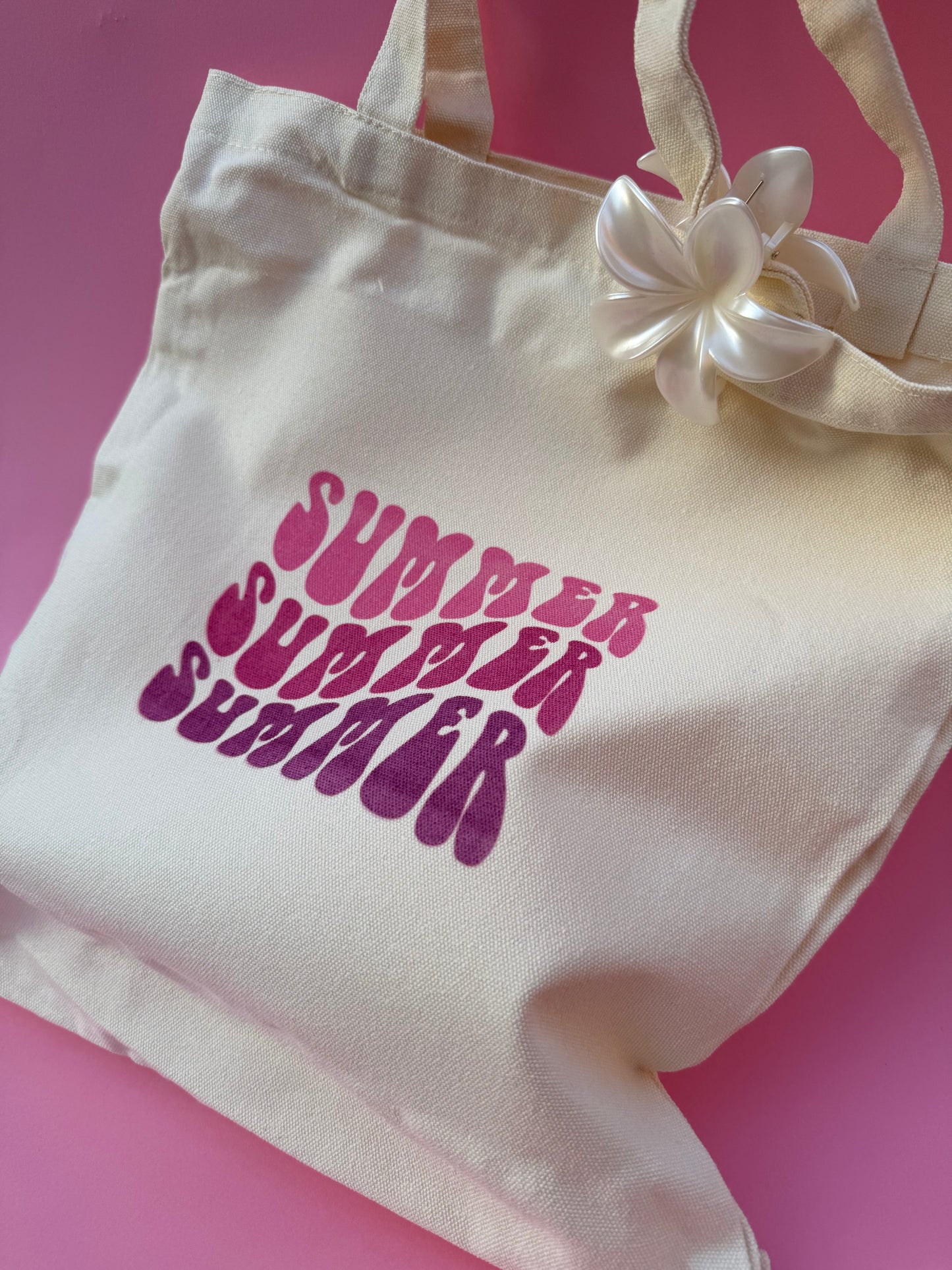 Tote Bags en toile et polyester - Summer