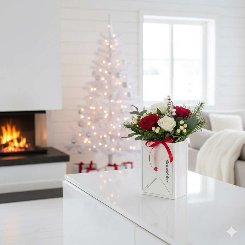 Vase « Livre d’Amour » – L’élégance florale intemporelle