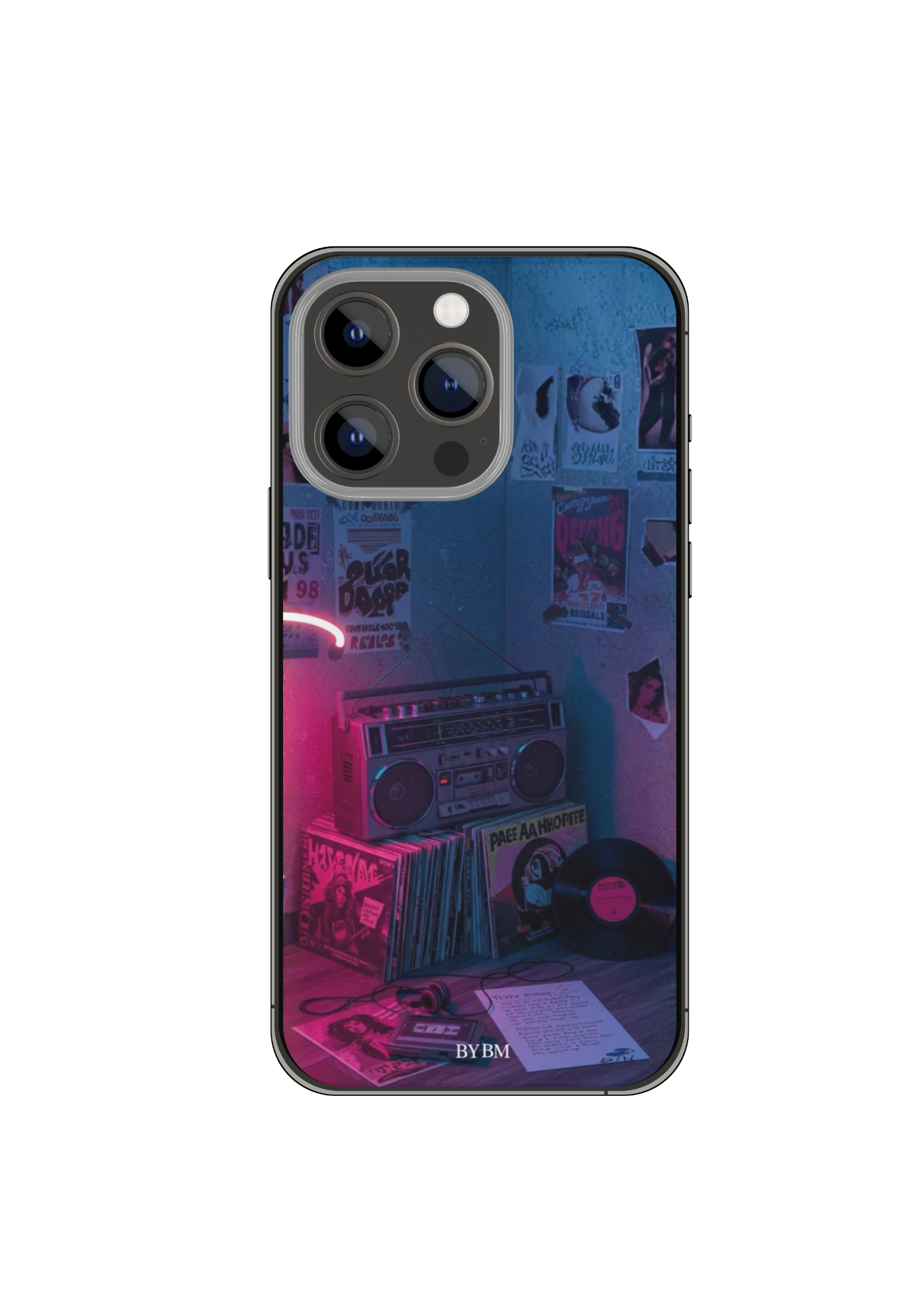 Coque de téléphone “ Down Mixtape” — rétro mystique – Sublimé à la main - Édition entre deux mondes