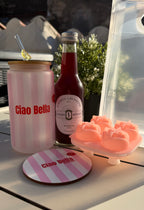 Box Verre couvercle " Ciao Bella - EDITION LIMITÉE – QUANTITÉ LIMITÉE - ÉDITION DOLCE VITA COLLECTION EPHÉMERE