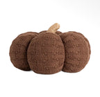 Citrouille décorative en tissu Marron – 32 x 21 cm - PRECOMMANDE - Édition limitée