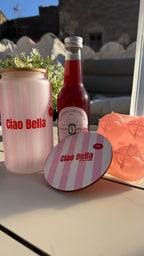 Box Verre couvercle " Ciao Bella - EDITION LIMITÉE – QUANTITÉ LIMITÉE - ÉDITION DOLCE VITA COLLECTION EPHÉMERE