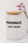 Verre Givré PERSONNALISÉ | Sublimé à la main - 520 ml