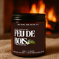 Bougie Parfumée Feu de bois – Pot Ambré – 100g ou 200g