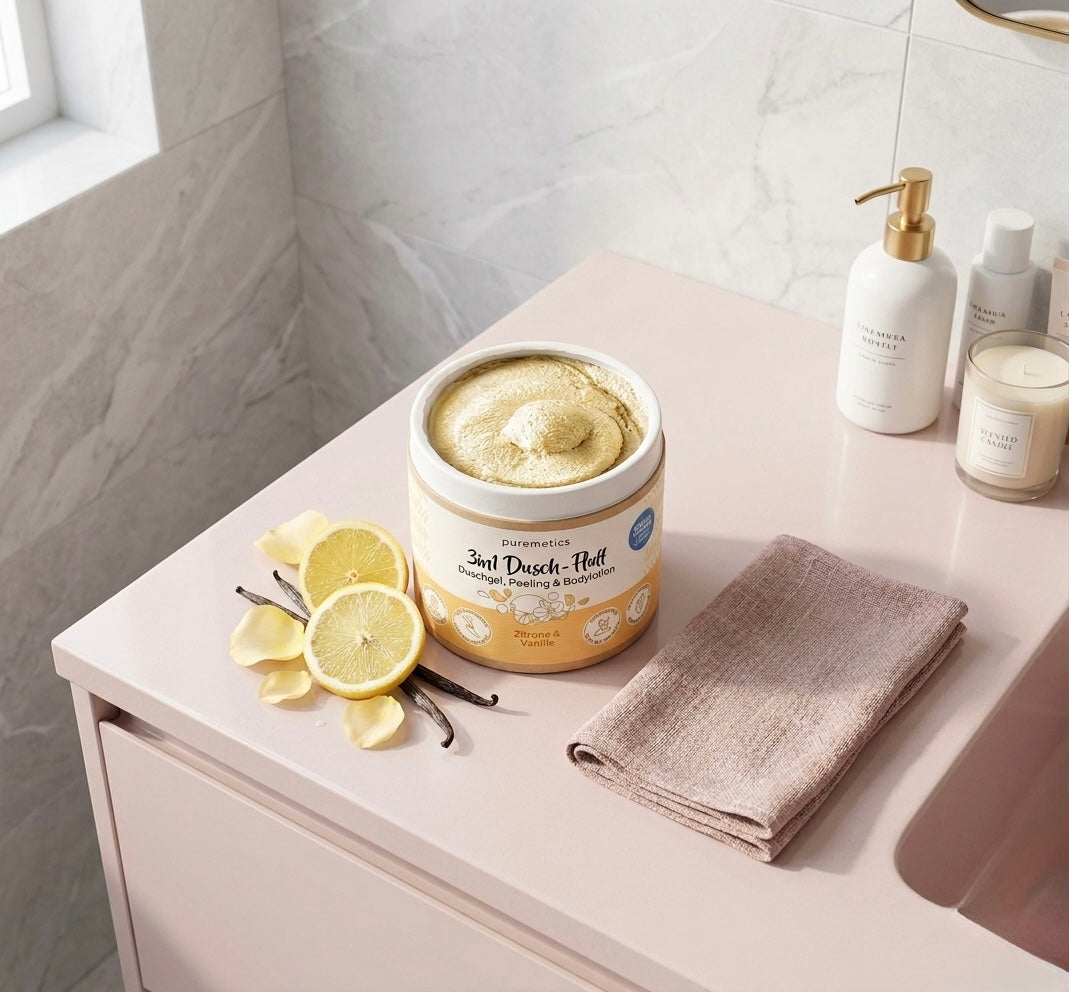 Mousse de Douche 3-en-1 « Citron & Vanille » (235g) - PRÉCOMMANDE