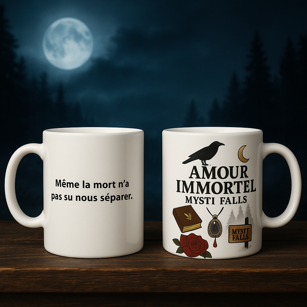 Mug - The vampire dairies | Sublimé à la main - 350 ml