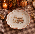 Assiette à dessert vintage en porcelaine – Automne – 16 cm | PRÉCOMMANDE -  Édition limitée