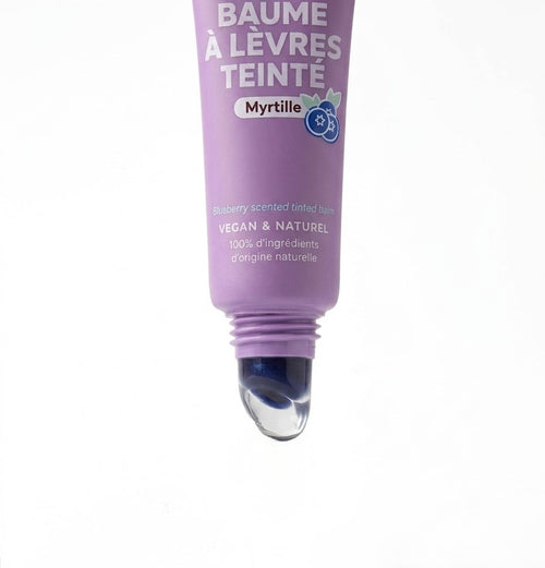 Baume à Lèvres - Teinté- Arôme Myrtille - 15ML