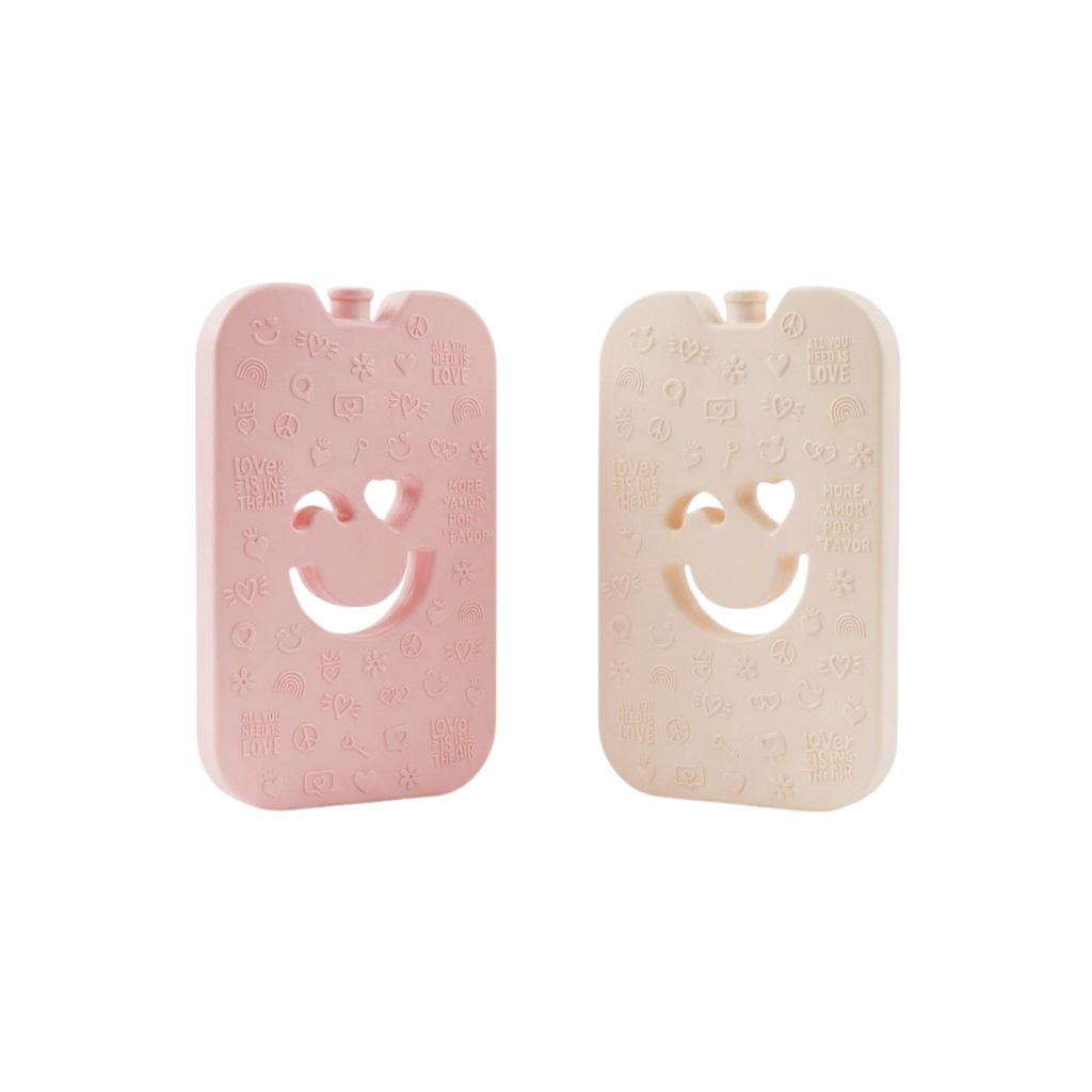 Bloc Réfrigérant / Accumulateur de Froid Pastel "Smiley " - Polarbox - LOT DE 2 - PRÉCOMMANDE
