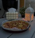 Boîte à Mouchoirs Design "Bubble" en Jesmonite Fait-Main - Pièce Artisanale - ÉDITION DOLCE VITA COLLECTION EPHÉMERE