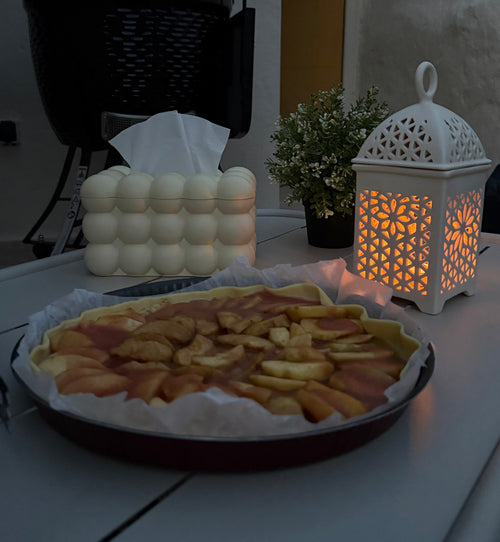 Boîte à Mouchoirs Design "Bubble" en Jesmonite Fait-Main - Pièce Artisanale - ÉDITION DOLCE VITA COLLECTION EPHÉMERE