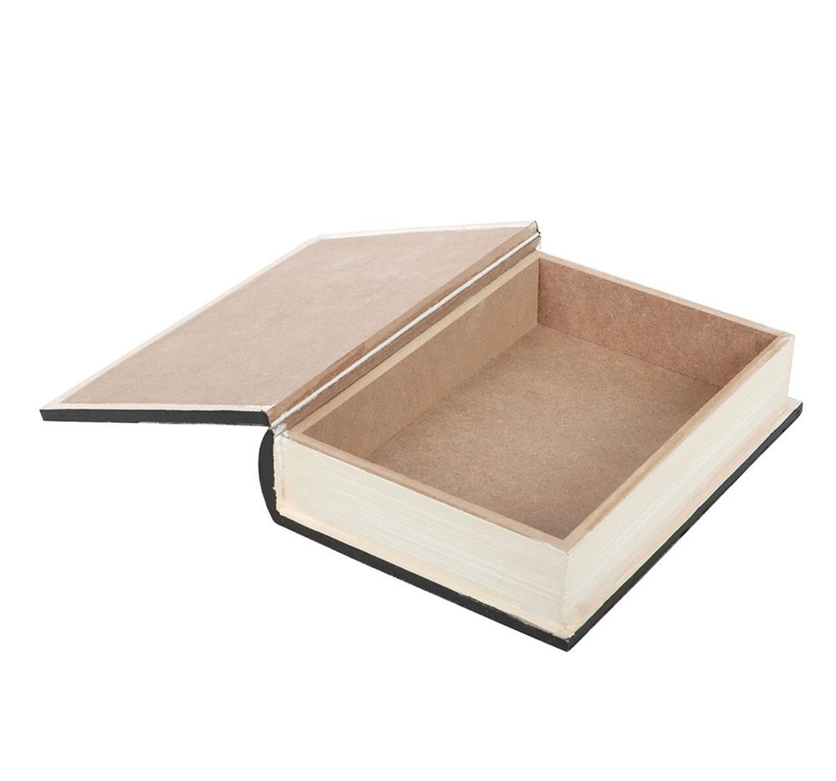 Boîte a rangement en forme de livre “Secret Box Between Realms” – Trésors cachés & mystères d’Hawkins