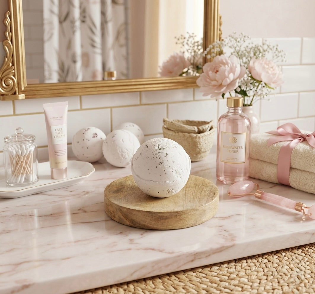 Bombe de Bain "Détox" au Sel de l'Himalaya - PRÉCOMMANDE