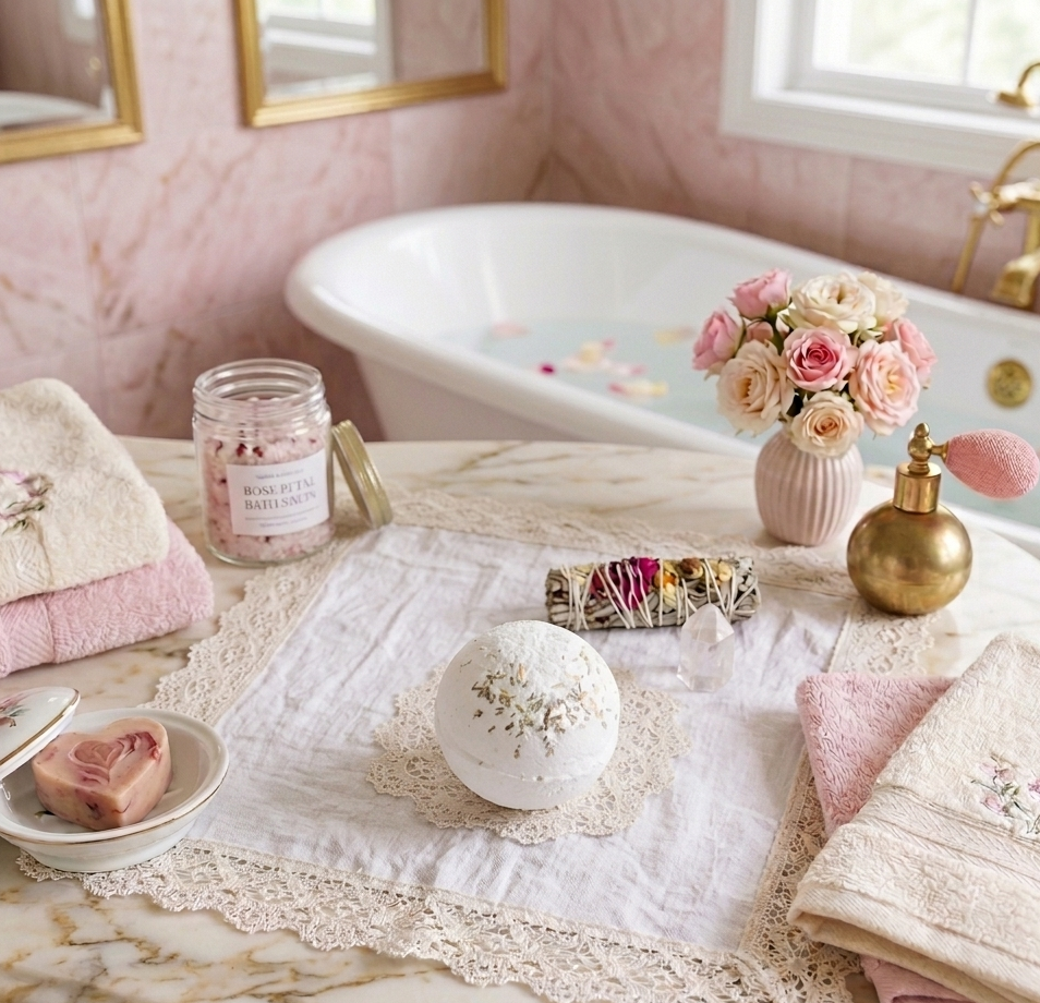 Bombe de Bain "Éveil Spirituel" au Sel de l'Himalaya - PRÉCOMMANDE