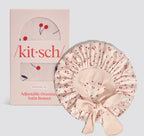 Bonnet de Nuit en Satin Cerise– Certifiée OEKO-TEX®  – Cerise  – Édition Bathroom