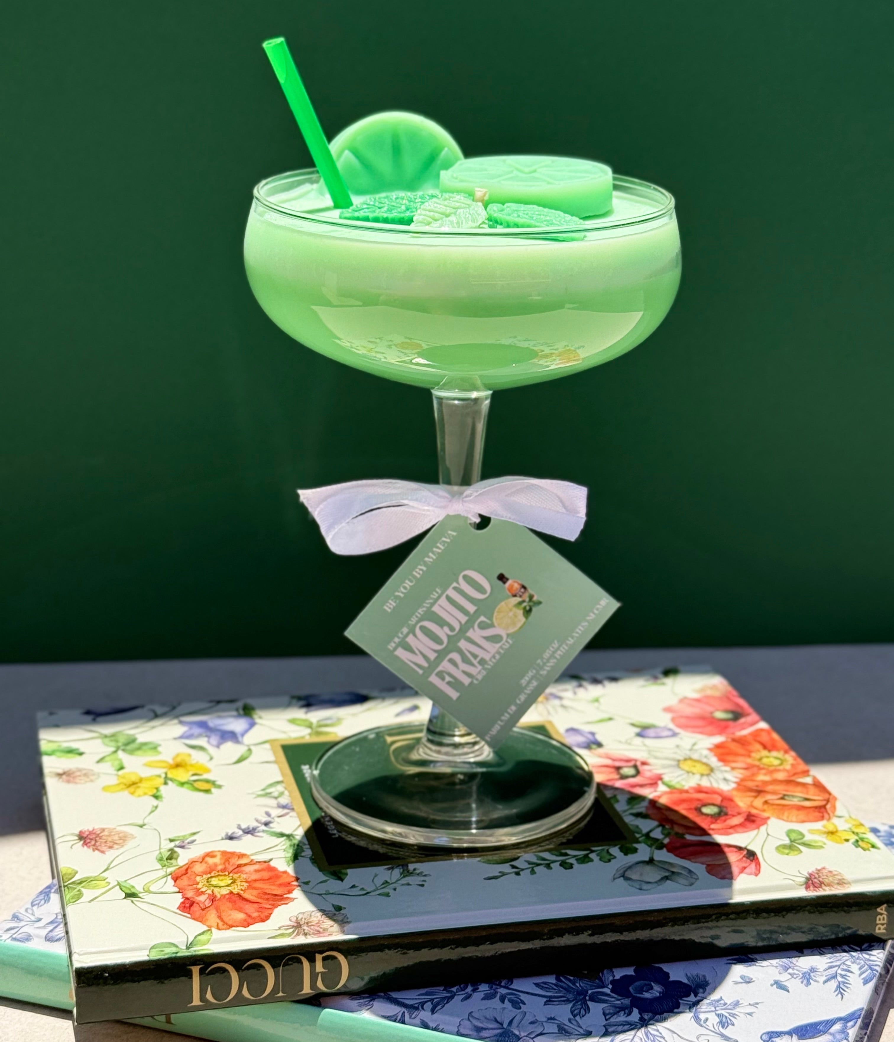 Bougie Cocktail Mojito Vert – Verre à Cocktail