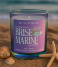 Bougie Parfumée Brise Marine – Pot Irisé aux Reflets – 340g