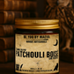 Bougie Parfumée Patchouli boisé  – Pot avec couvercle – Inspiré "d'Harry potter " - 100g ou 200g