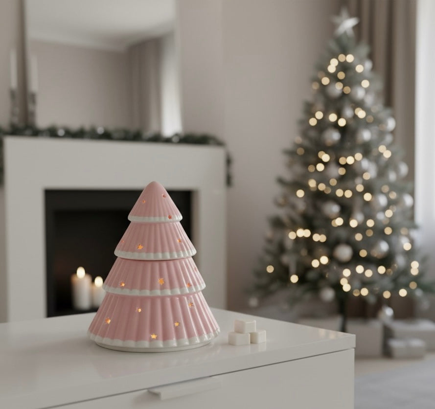 Brûleur Féérique & Lumineux  – Sapin Rose Enchanté