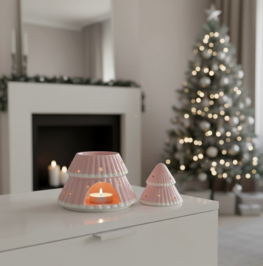 Brûleur Féérique & Lumineux  – Sapin Rose Enchanté