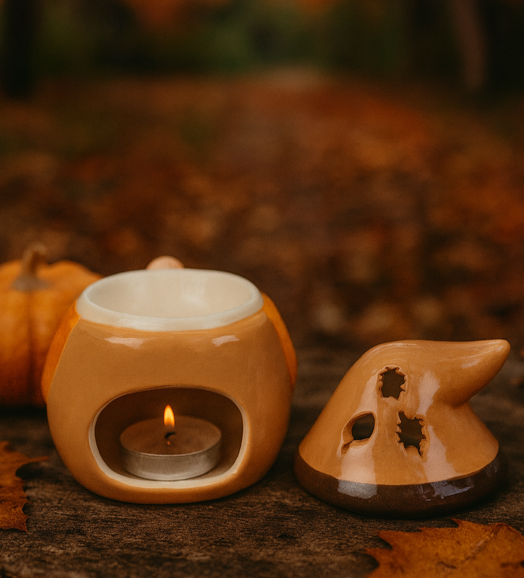 Brûleur Gnome à la Citrouille – La Magie Parfumée de l’Automne