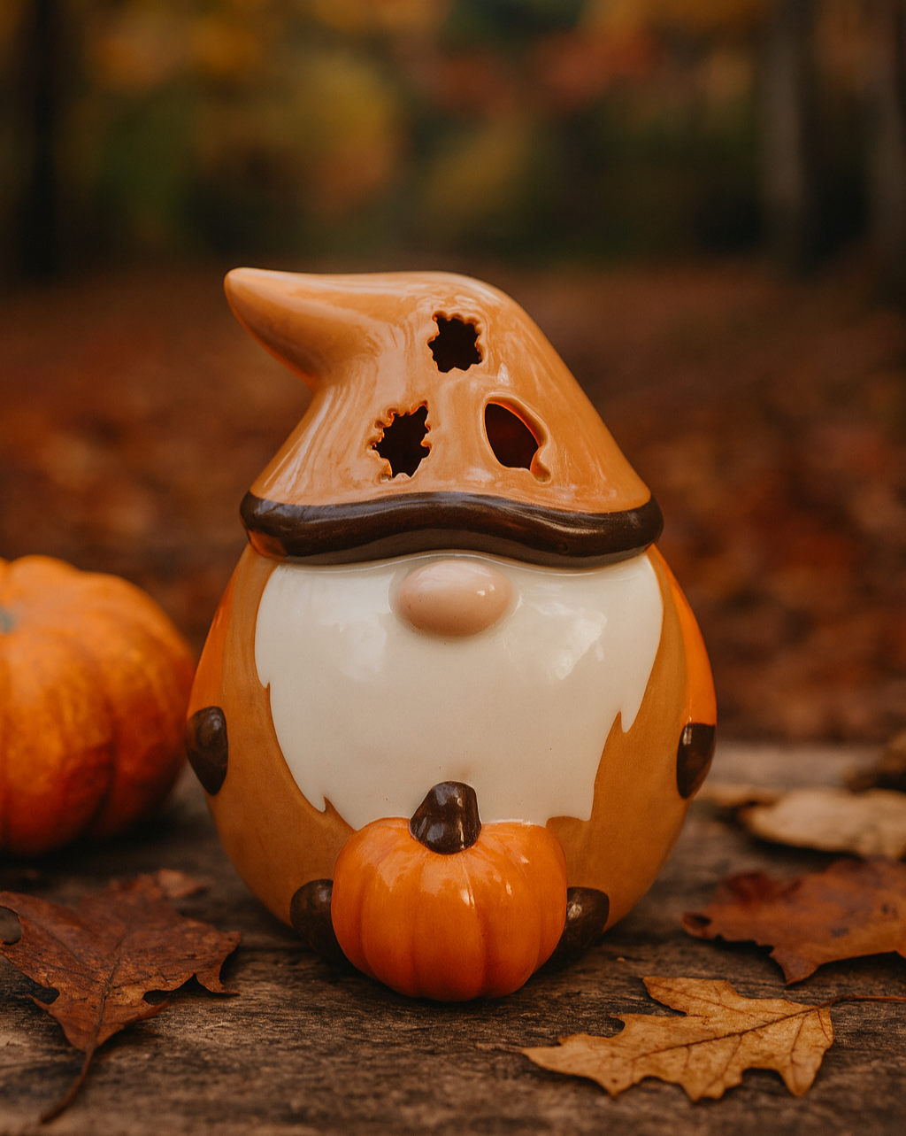Brûleur Gnome à la Citrouille – La Magie Parfumée de l’Automne