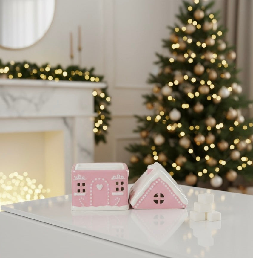 Brûleur Pain d’Épices Rose  – Maison Sucrée