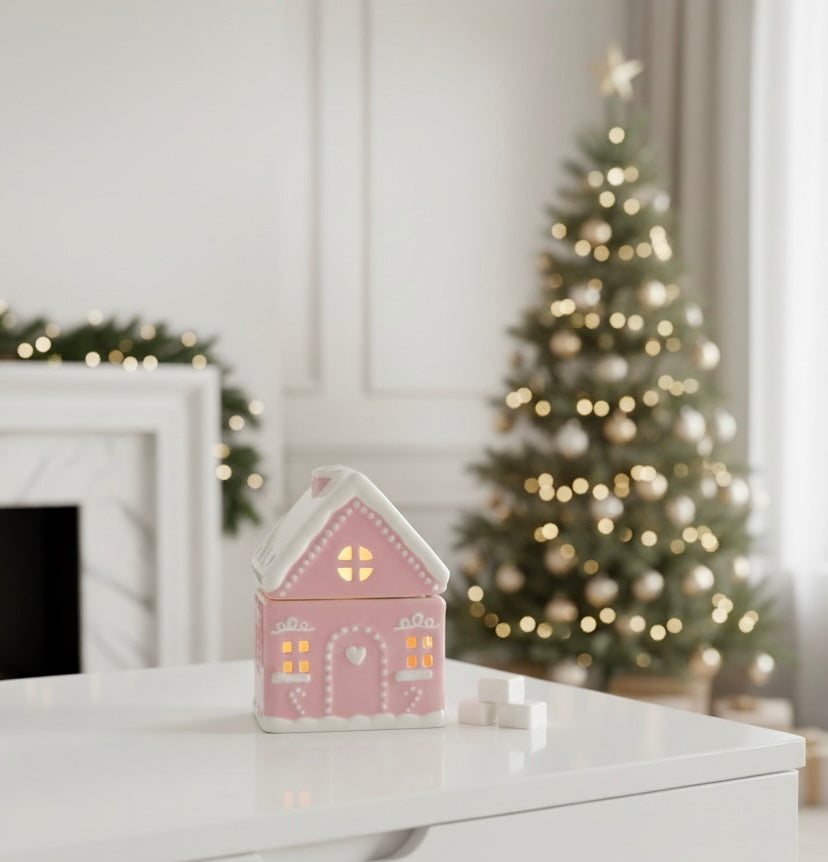 Brûleur Pain d’Épices Rose  – Maison Sucrée