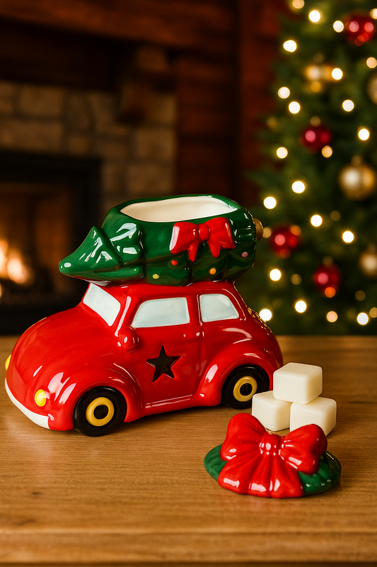 Brûleur Voiture Festive  – En Route pour Noël