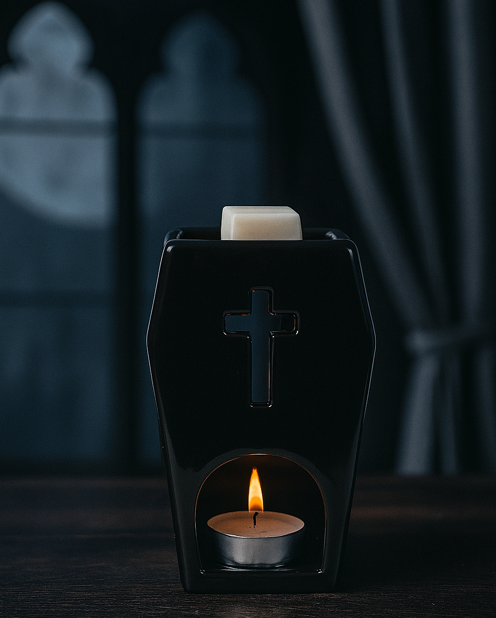 Brûleur à fondant “Gothique Noir” – PRÉCOMMANDE