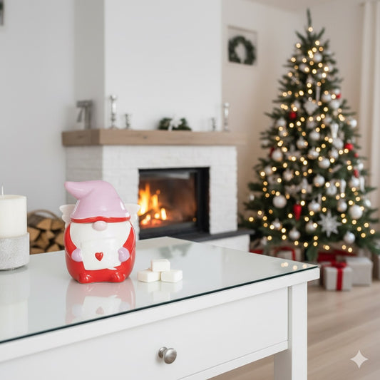 Brûleur à fondants “Gnome d’Hiver” – Magie nordique & douce chaleur du foyer