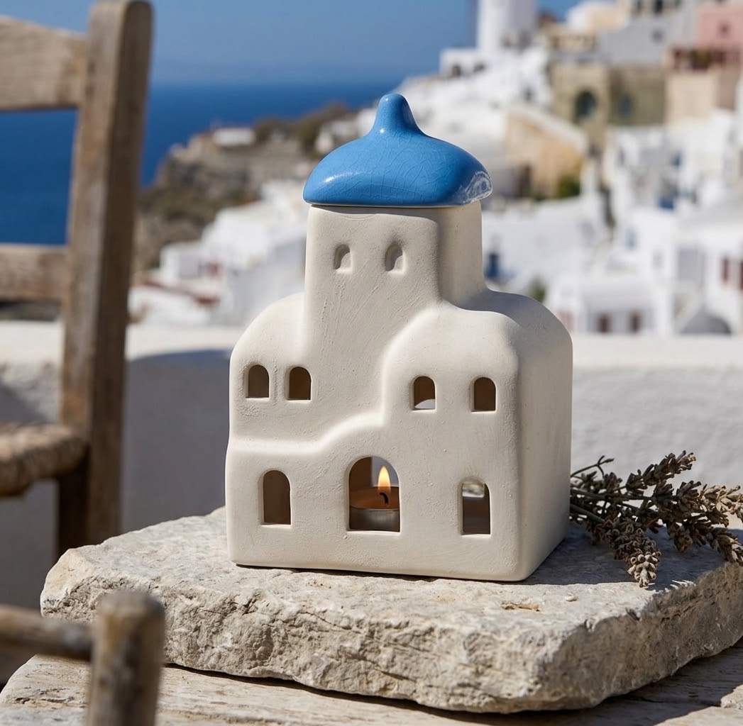 Brûleur à fondants “ Évasion à Santorin” - ÉDITION DOLCE VITA COLLECTION EPHÉMERE