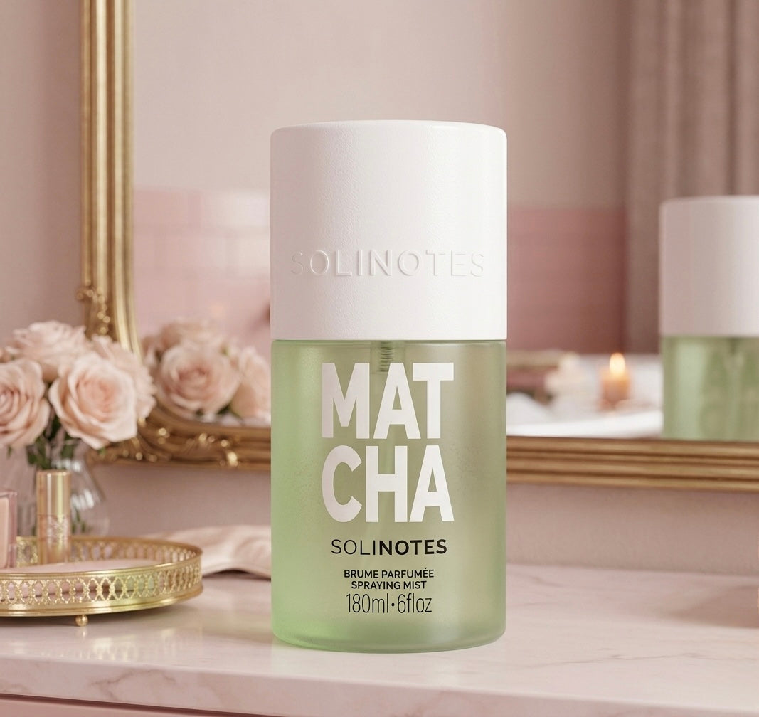 Brume Parfumée MATCHA –  Fabriqué en France – SOLINOTES – (180ml) PRÉCOMMANDE