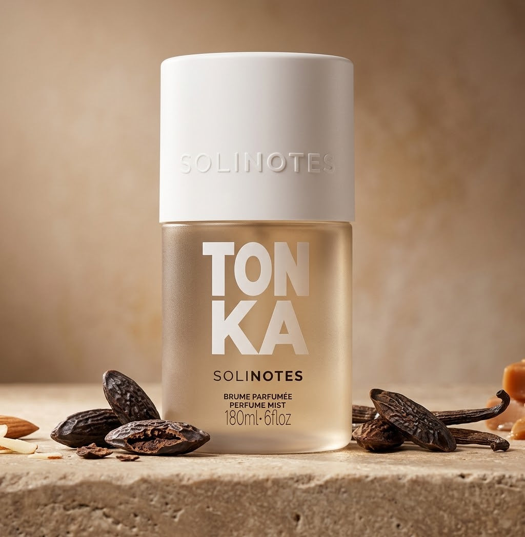 Brume Parfumée Tonka –  Fabriqué en France – SOLINOTES – (180ml)