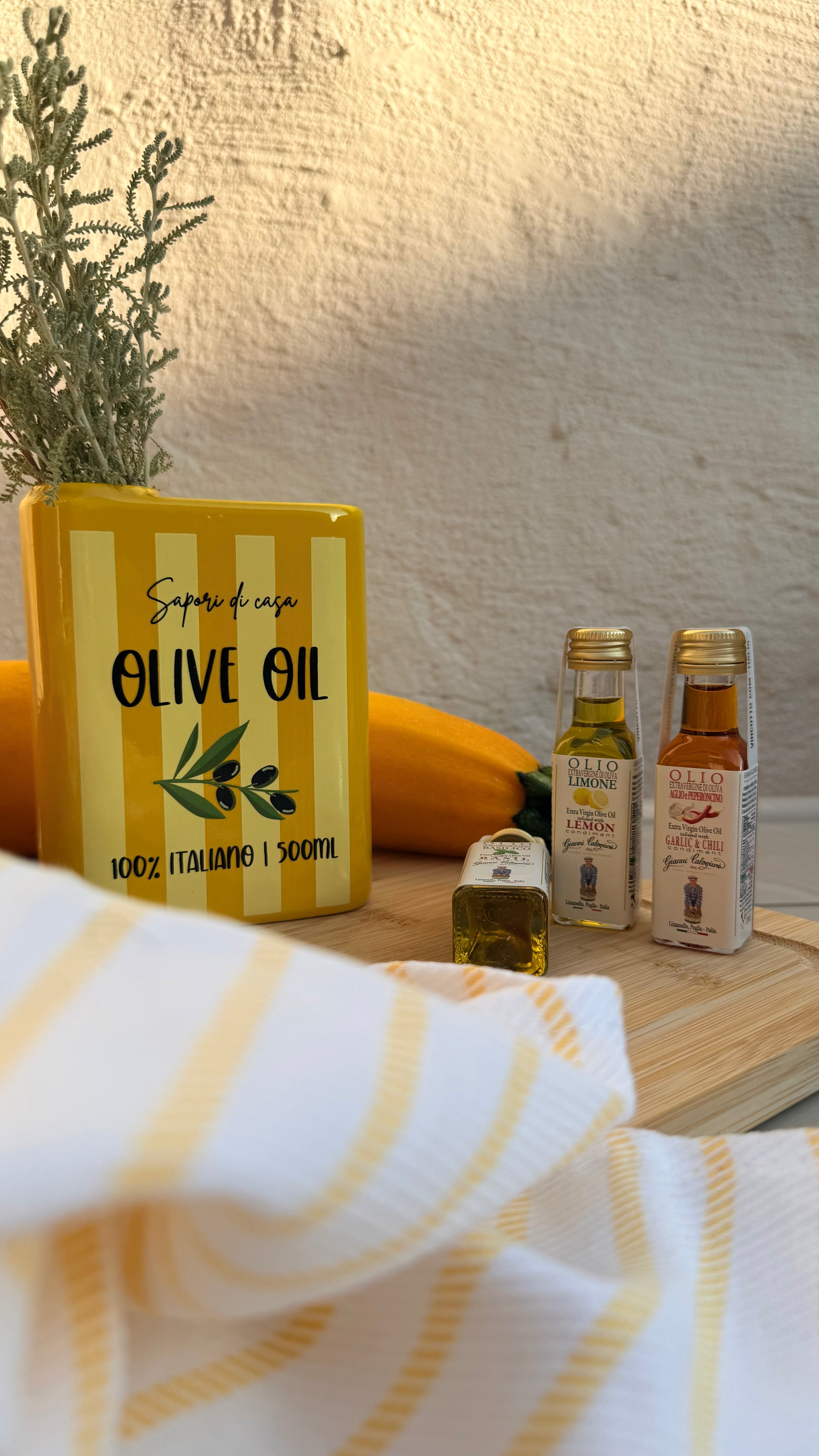 Vase en Céramique "Sapori di Casa" – Bidon d'Huile d'Olive Rétro | ÉDITION DOLCE VITA COLLECTION EPHÉMERE