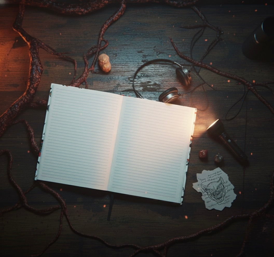 Carnet A5 “Hawkins Retro Notes” – Enquêtes secrètes & vibes authentiques des années 80