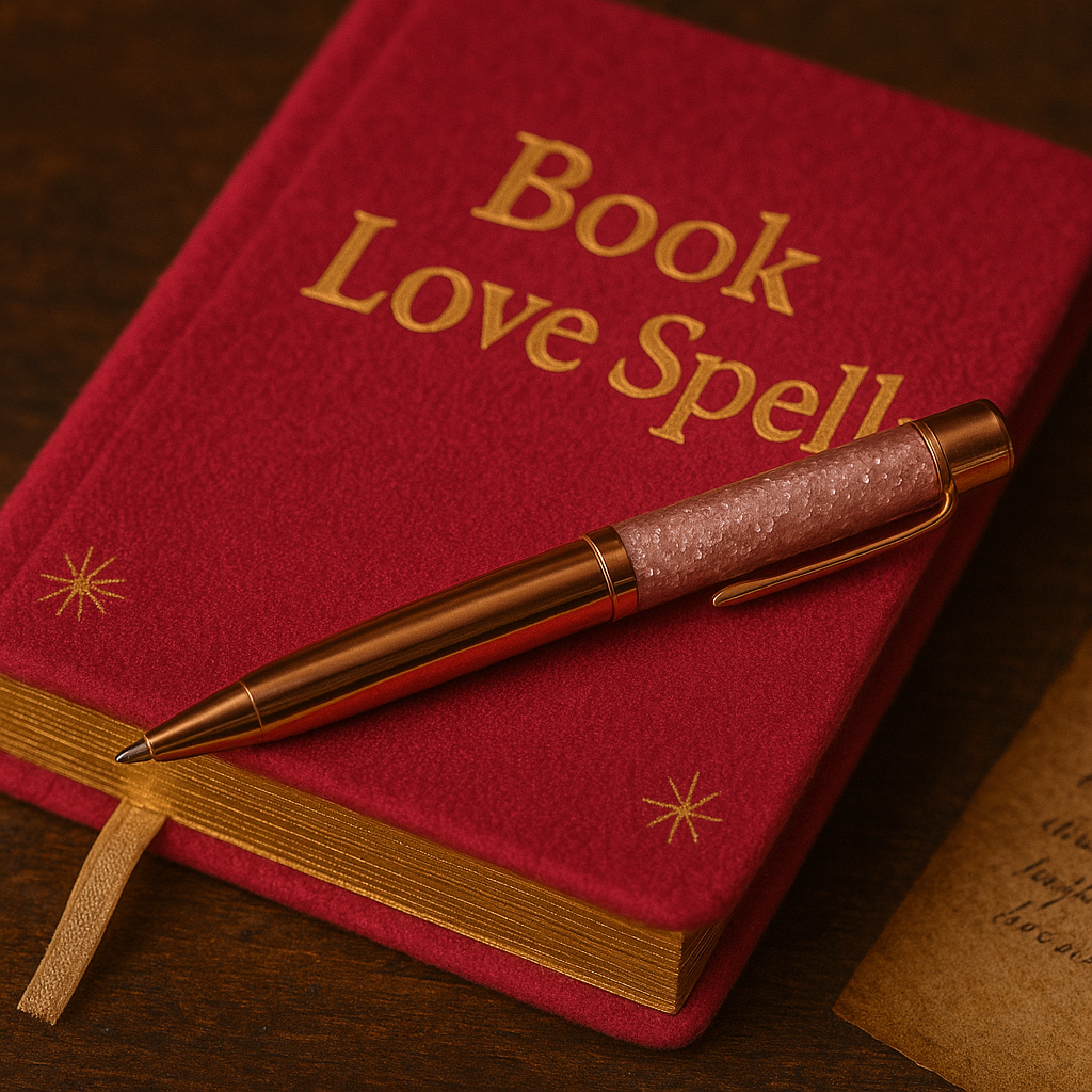 Carnet “Book of Love Spells” – Pour écrire des sortilèges tendres et ensorcelants