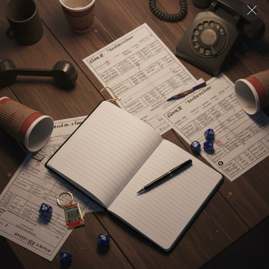 Carnet “Mixtape Memories” – Notes secrètes & vibes rétro des années 80