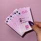 Cartes de visite IPHONE - Avec ou Sans Effet holographique - Avec QR code