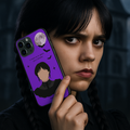 Coque de Téléphone  – Sublimé à la main - Mercredi Addams
