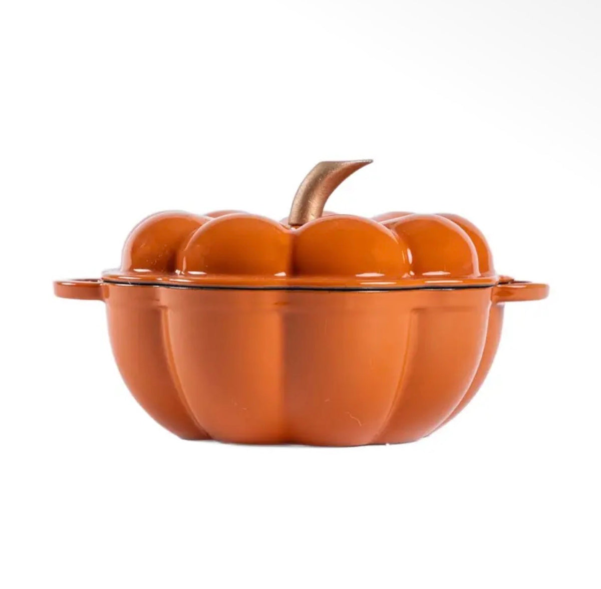 Cocotte Citrouille Orange - Fonte emaillée durable - 1,7L - PRÉCOMMANDE - Édition limitée