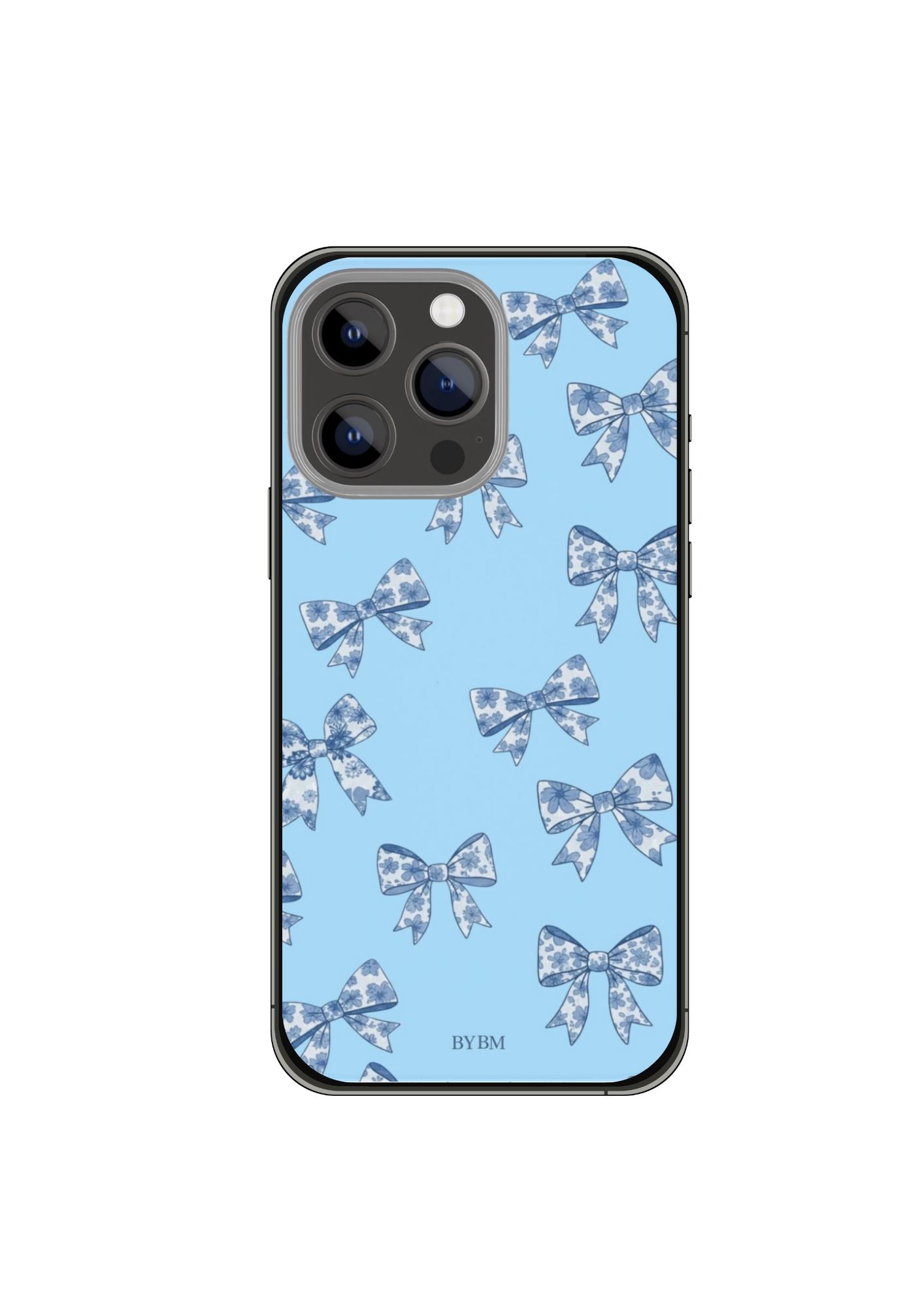 Coque de Téléphone  – Sublimé à la main - «   Blue Ribbon  »