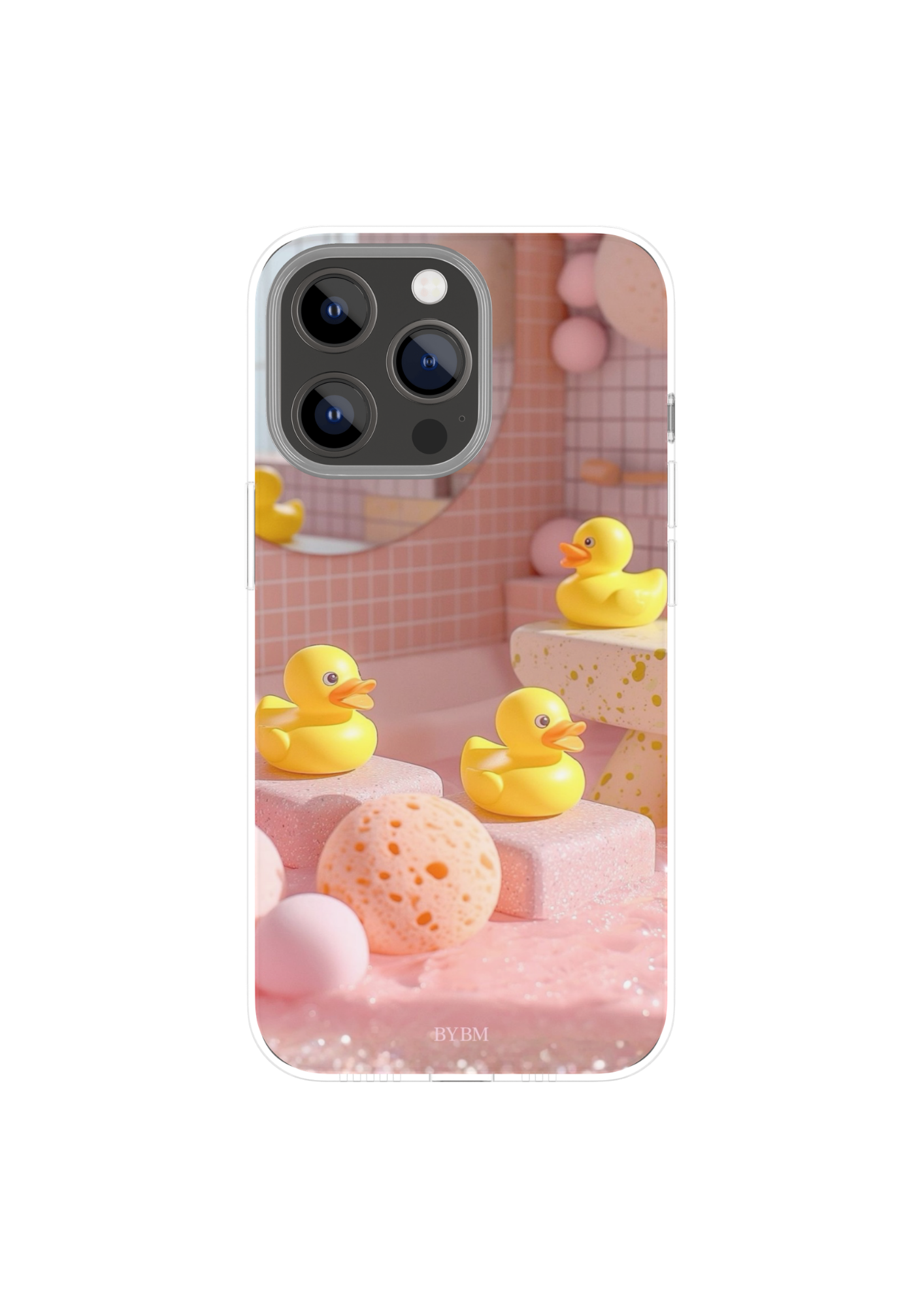 Coque de Téléphone  – Sublimé à la main - « Bubble Bath »
