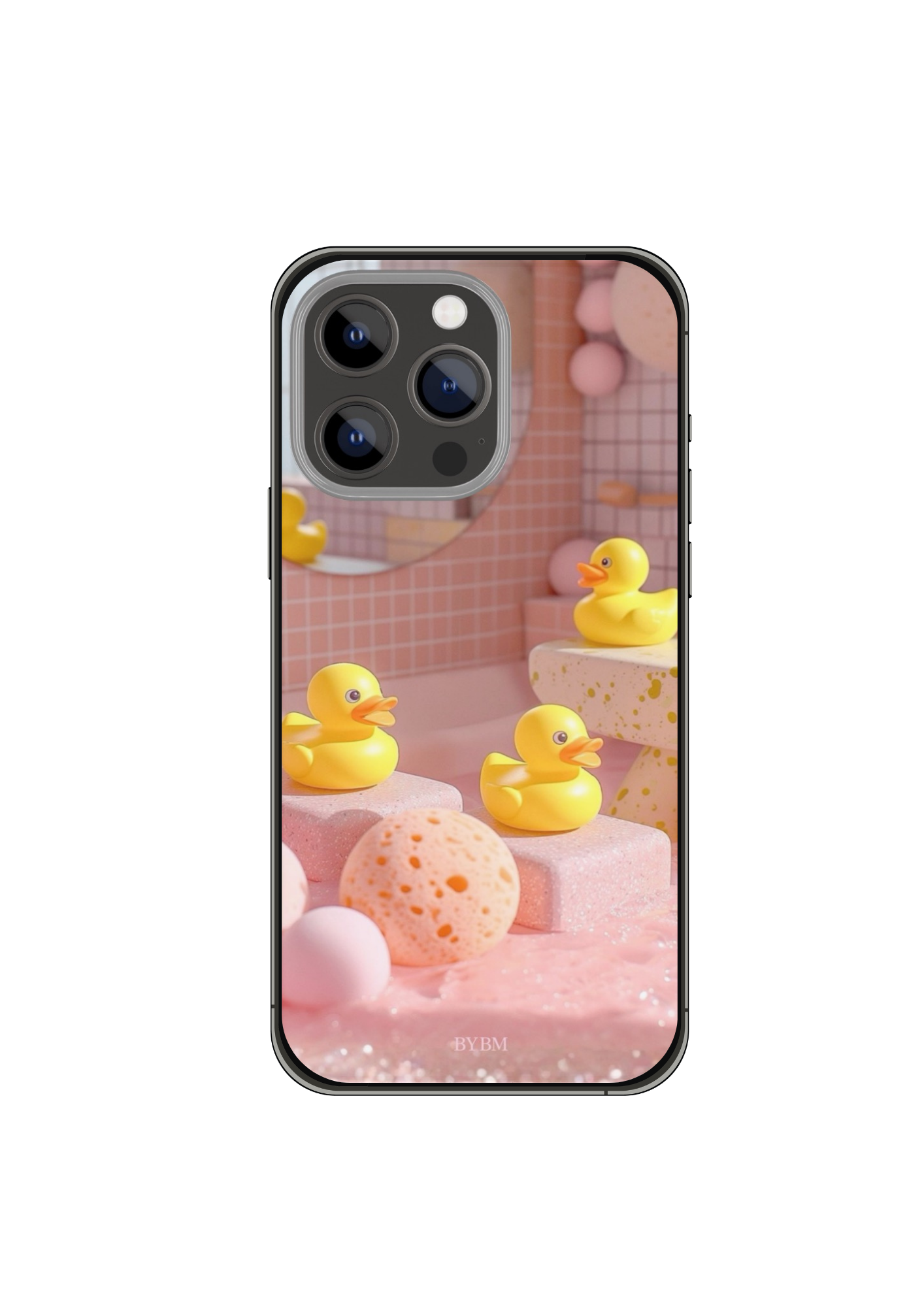 Coque de Téléphone  – Sublimé à la main - « Bubble Bath »